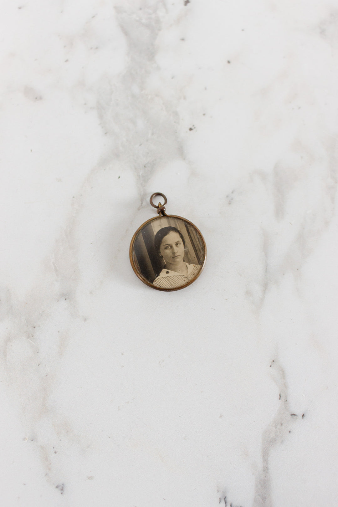 antique french portrait pendants and brooches, set of 6