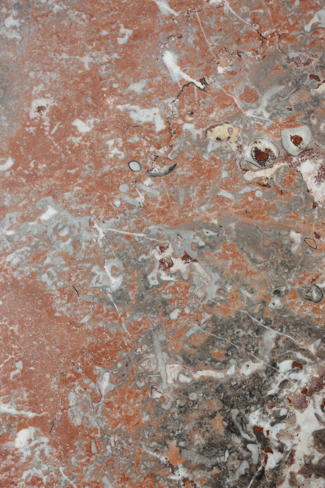 antique french marble top oak chevet