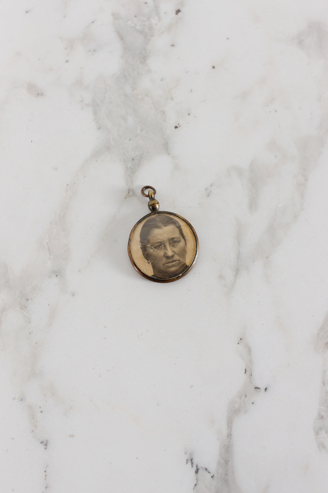 antique french portrait pendants and brooches, set of 6