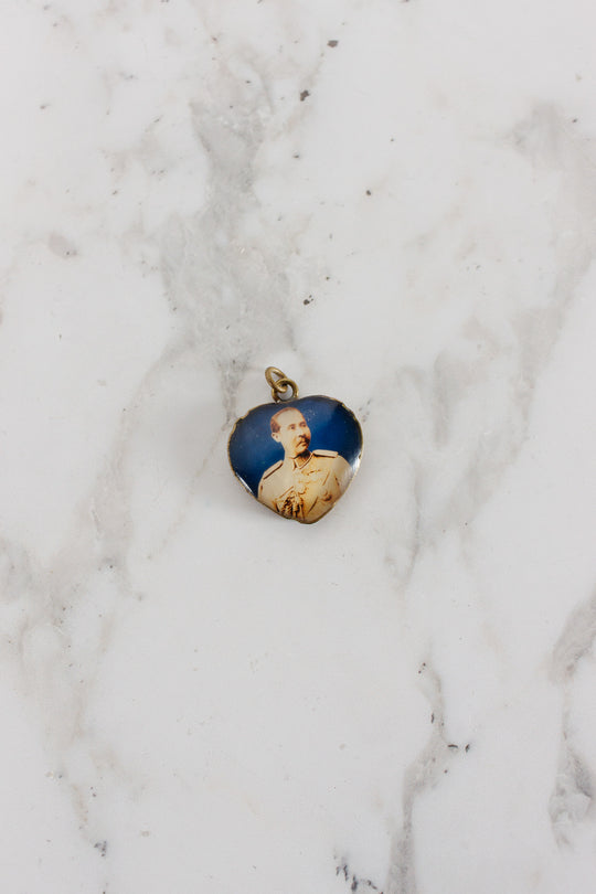 antique french portrait pendants and brooches, set of 6