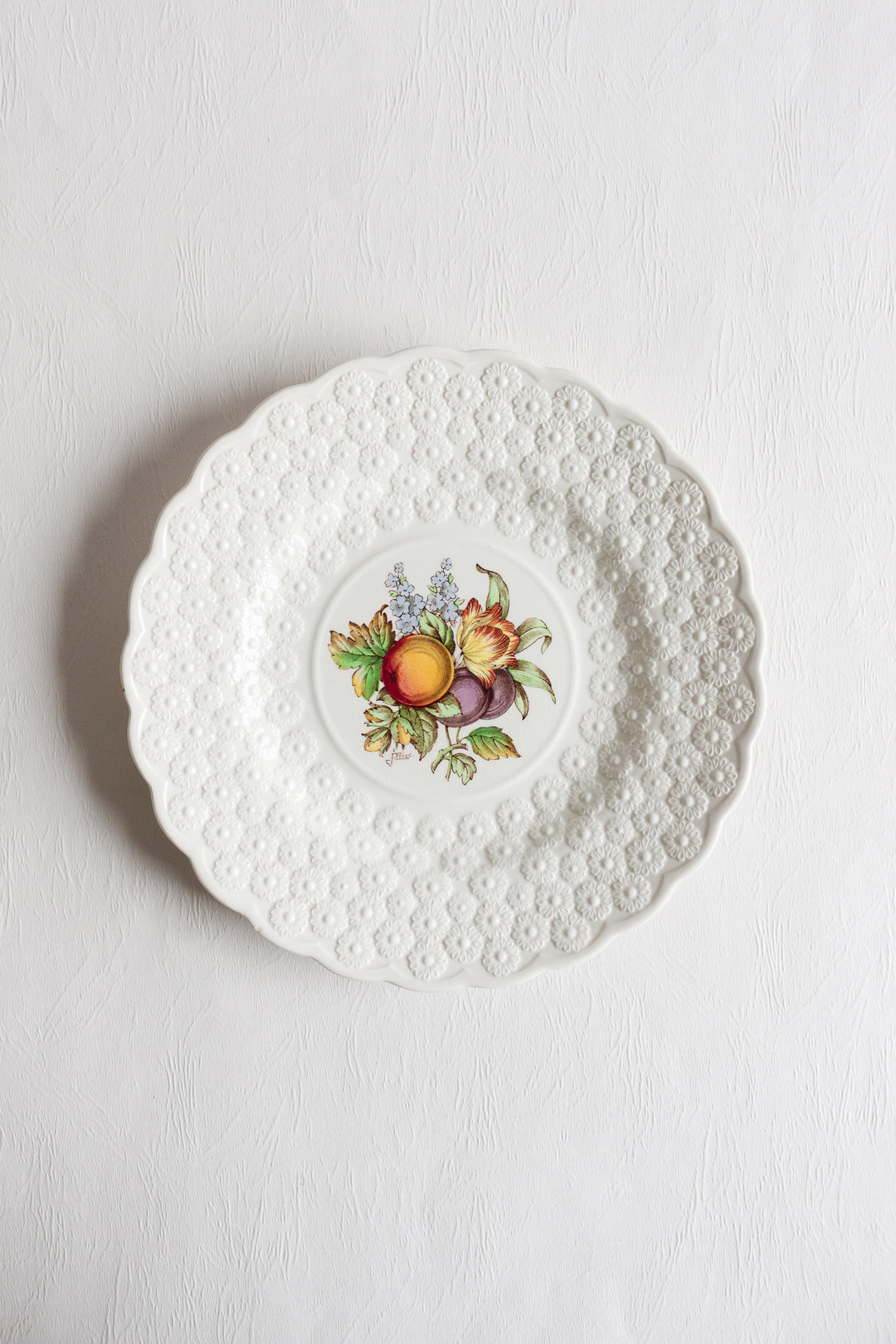 1930s copeland spode "alden" set of plates, set of 4