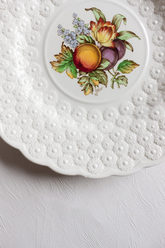 1930s copeland spode "alden" set of plates, set of 4