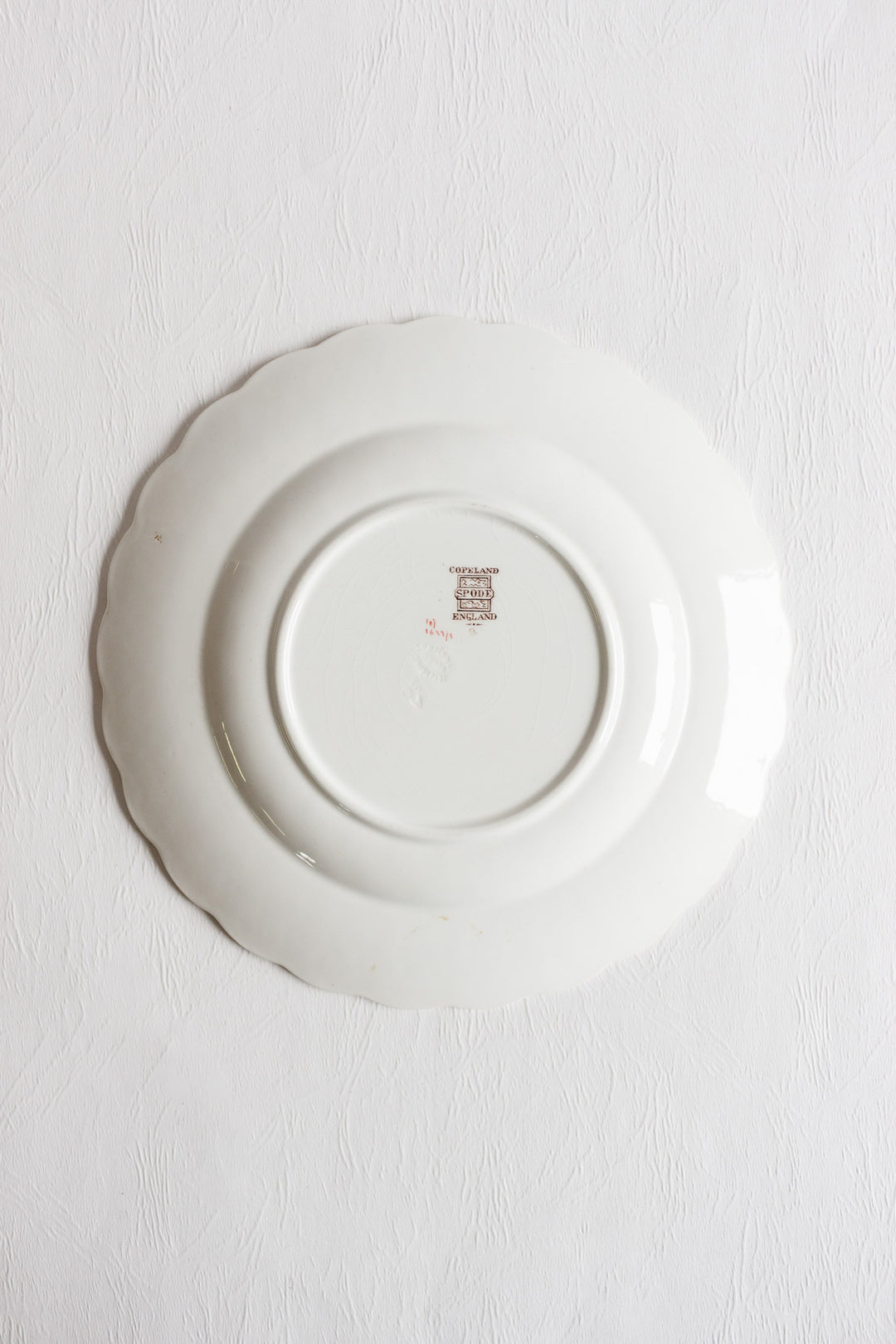 1930s copeland spode "alden" set of plates, set of 4