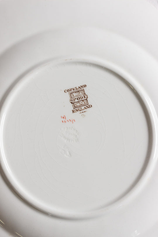 1930s copeland spode "alden" set of plates, set of 4