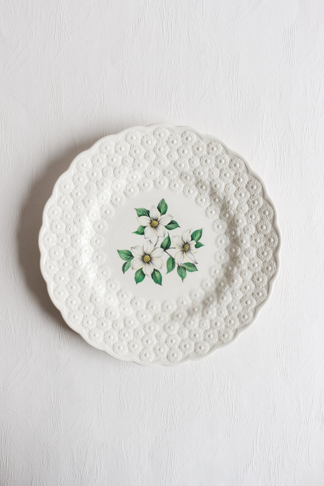 1930s copeland spode "alden" set of plates, set of 4