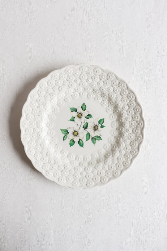 1930s copeland spode "alden" set of plates, set of 4