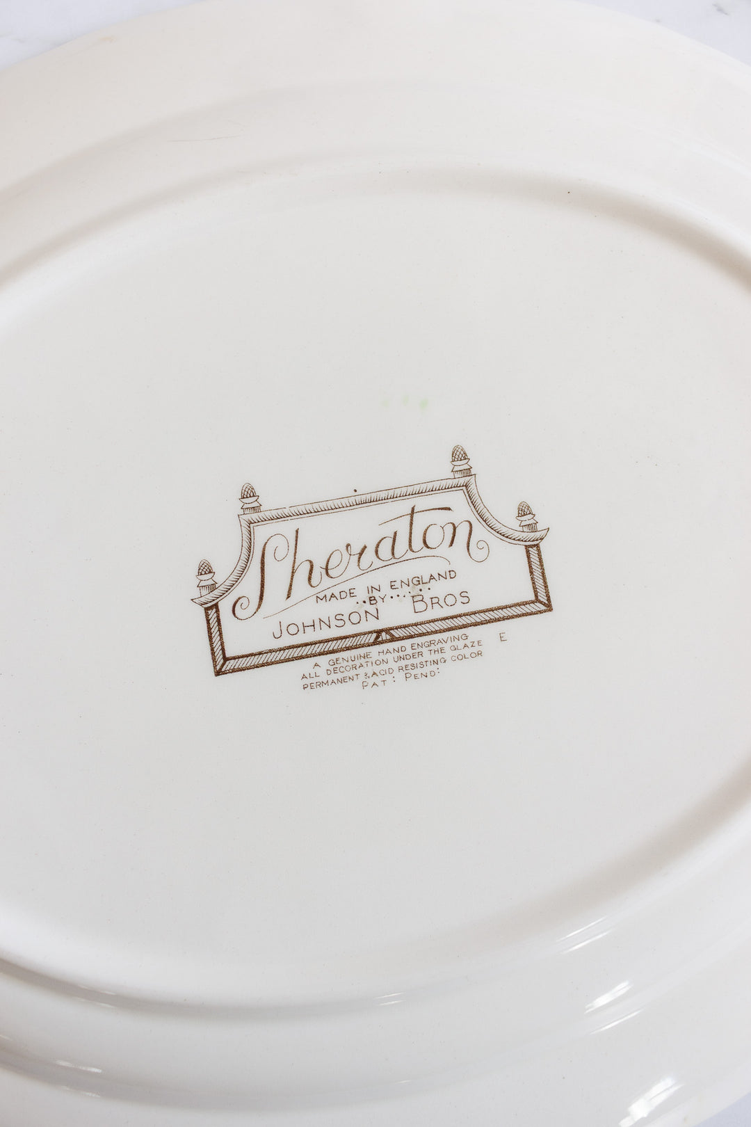 Johnson Bros “Sheraton” Dishware Set (circa 1944–1955)