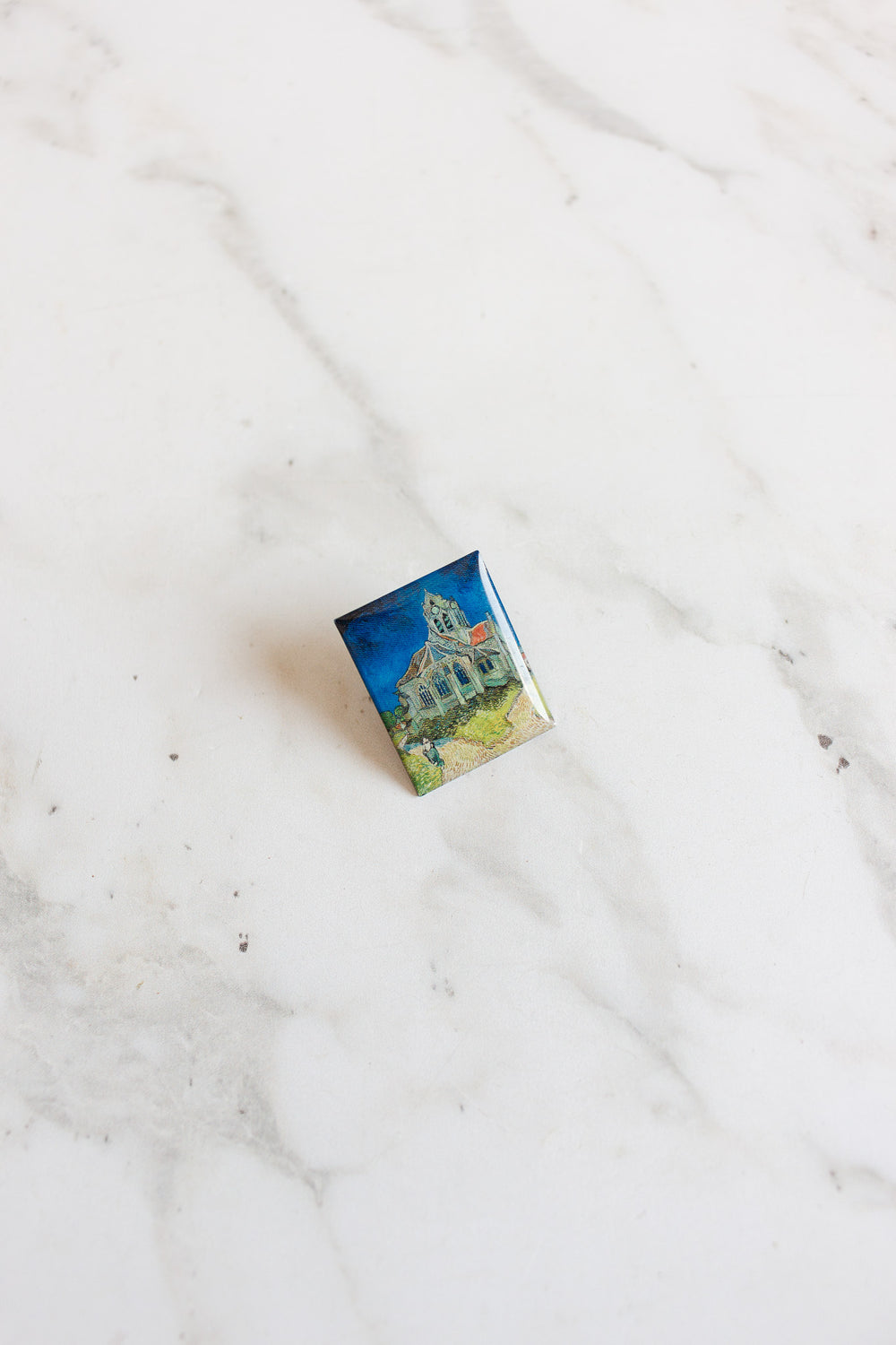 set of 4 vintage french art pins
