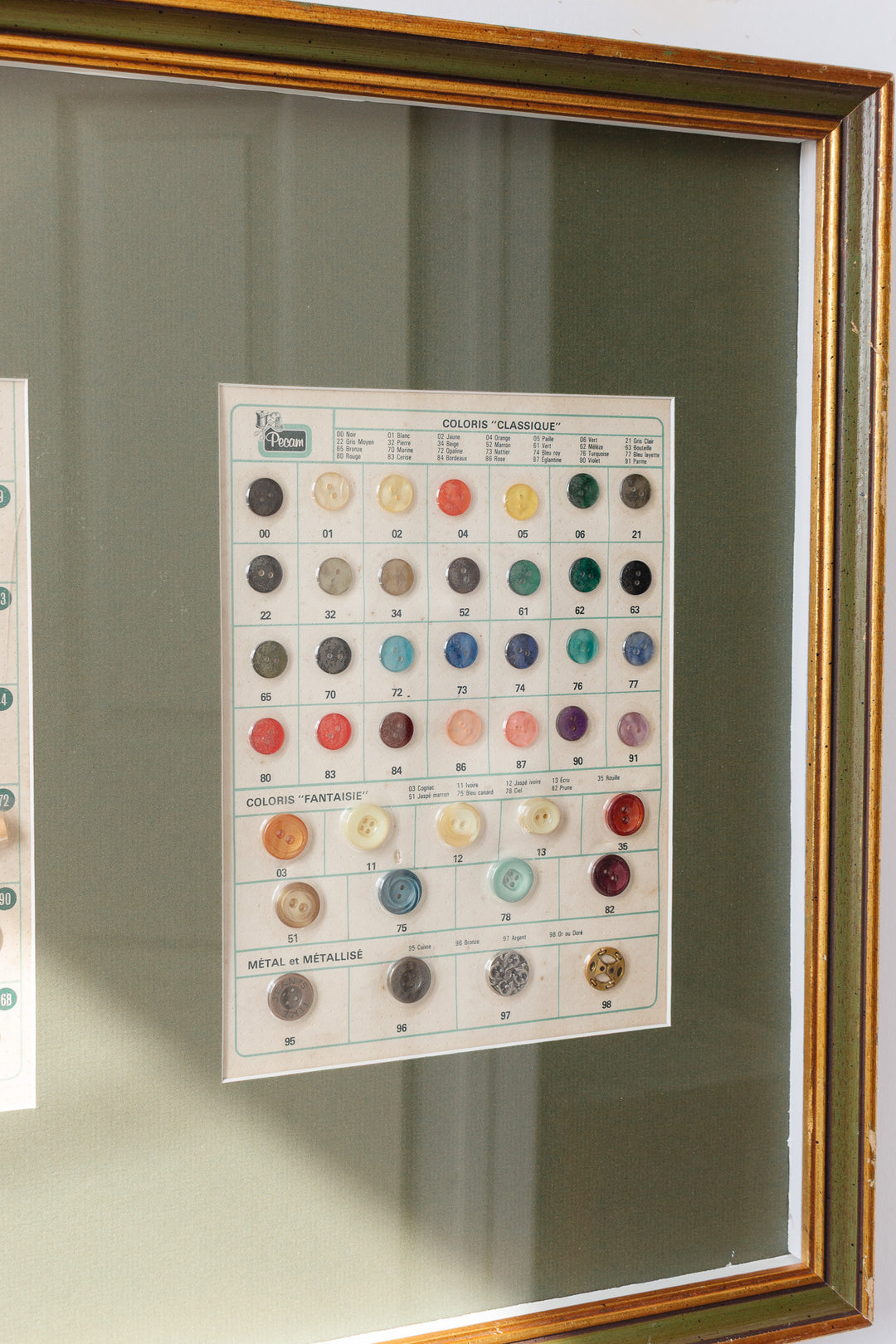 les boutons coloris classiques