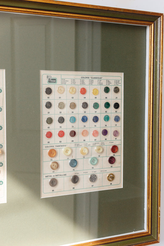 les boutons coloris classiques