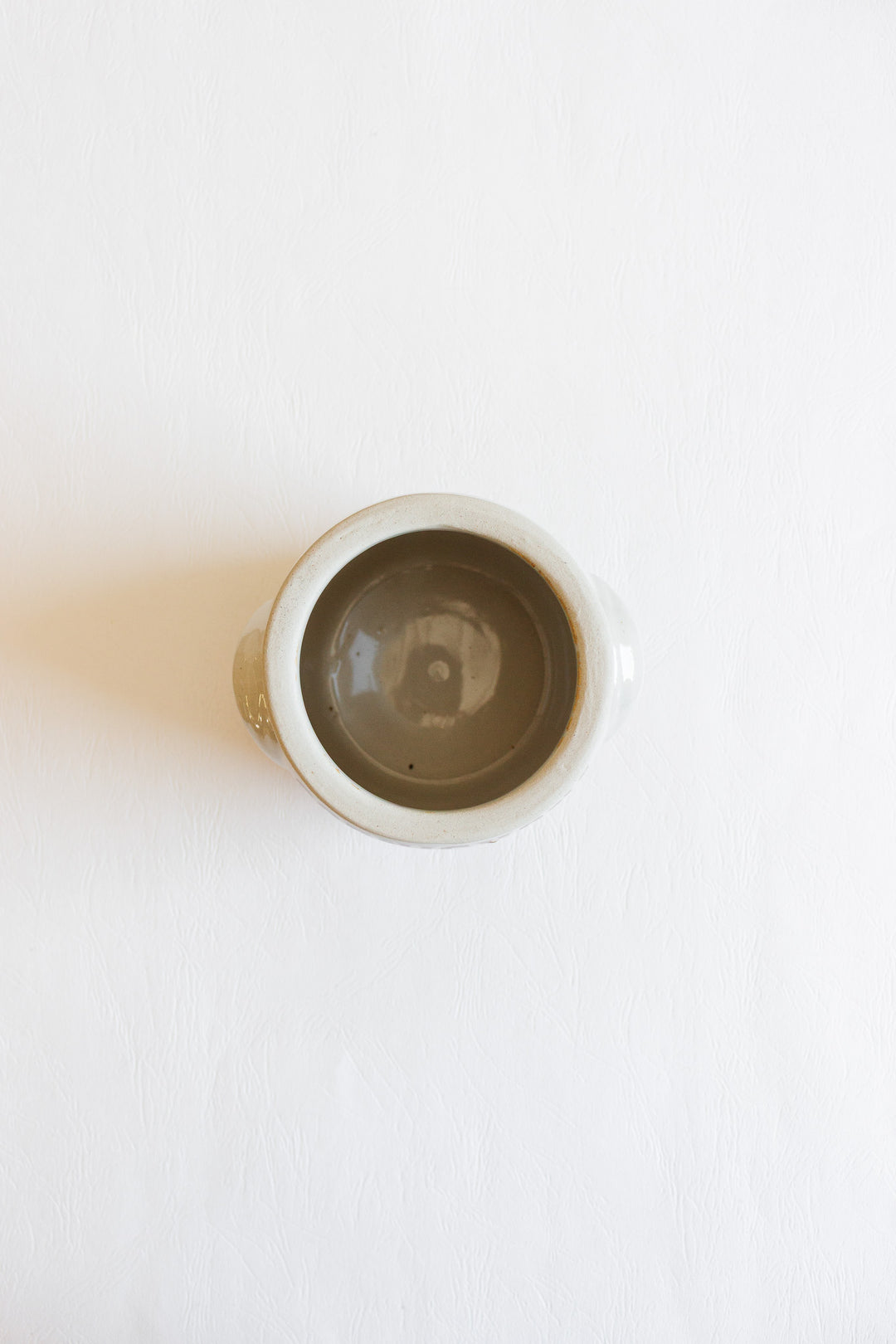 vintage french cornichons pot with cork lid