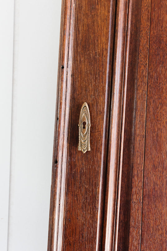 antique french keyhole escutcheon