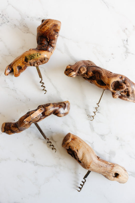vintage european grapevine corkscrews