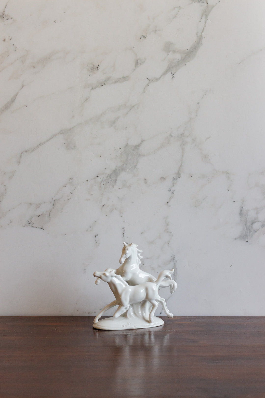 vintage porzellanfabrik carl scheidig horse statue