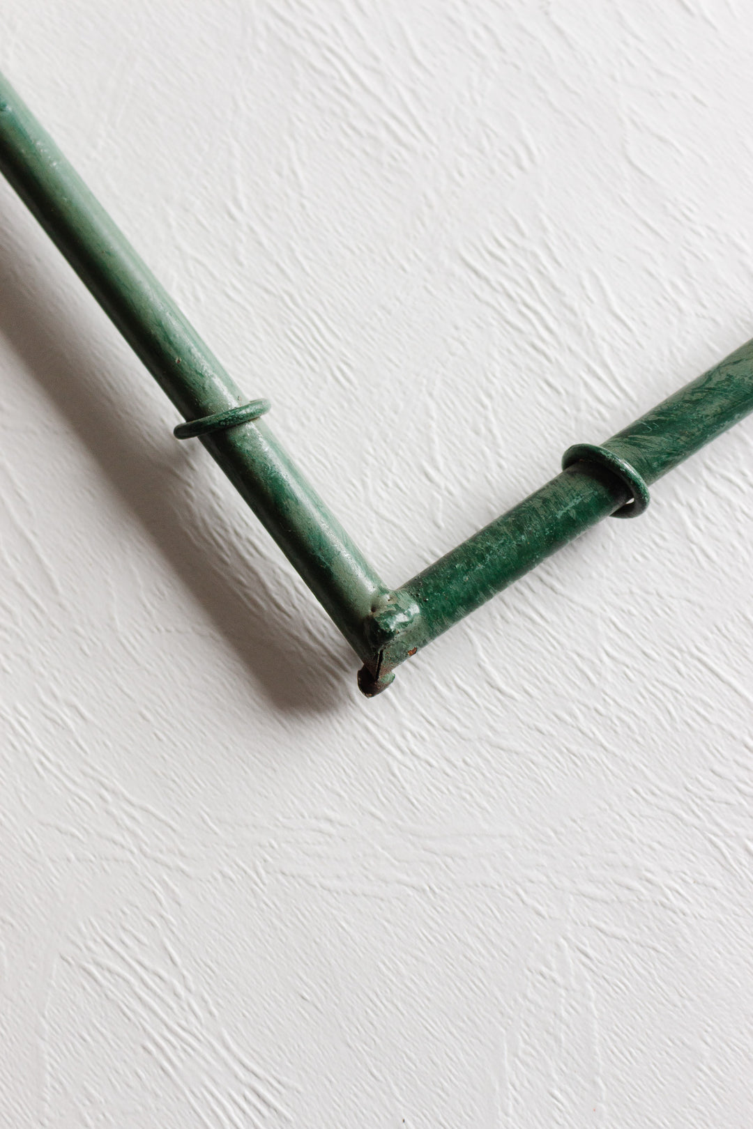 vintage french metal green painted photo frames