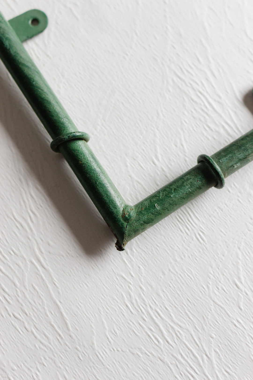 vintage french metal green painted photo frames