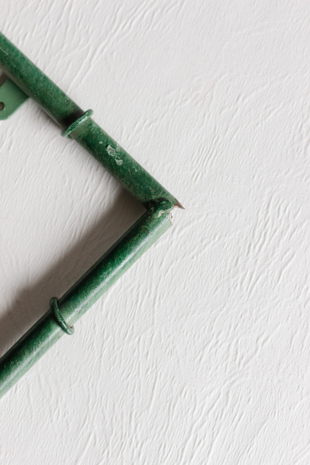 vintage french metal green painted photo frames