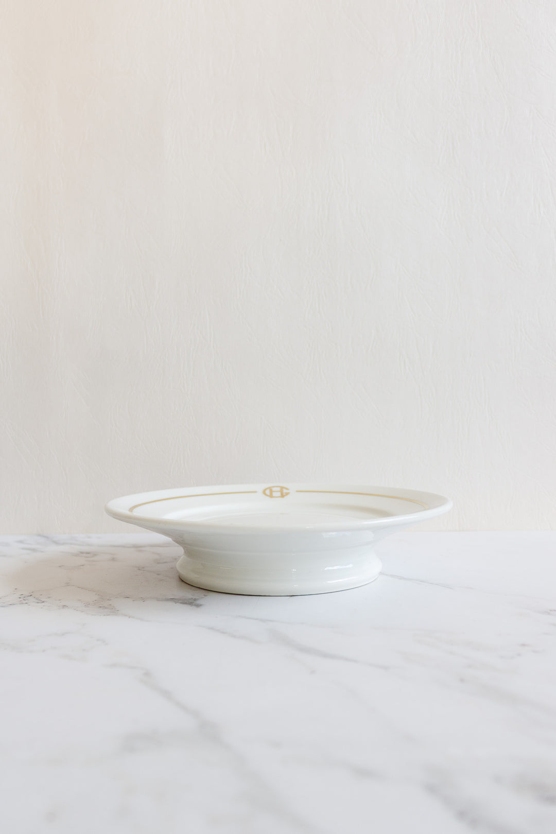 limoges william guérin & co. monogrammed compotier