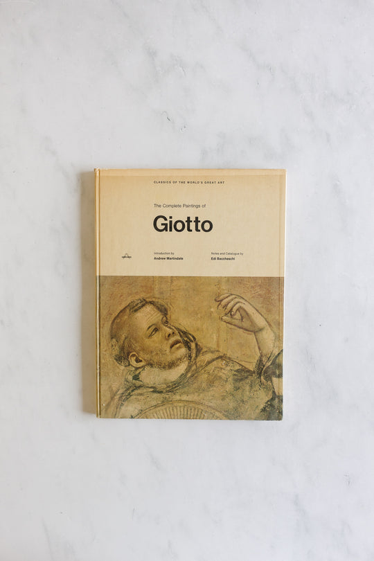 vintage art book, "the complete paintings of Giotto"