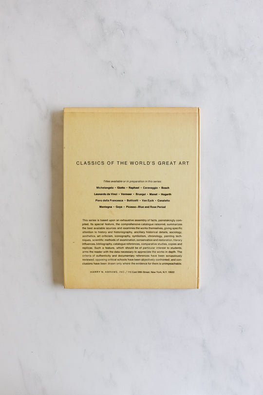 vintage art book, "the complete paintings of Giotto"