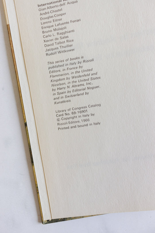 vintage art book, "the complete paintings of Giotto"