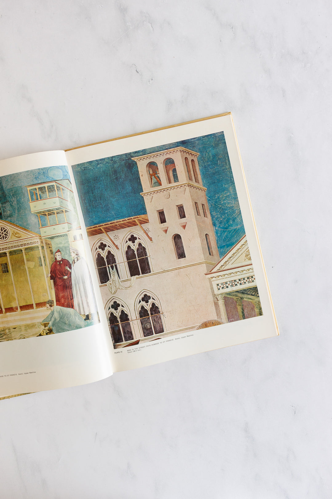 vintage art book, "the complete paintings of Giotto"