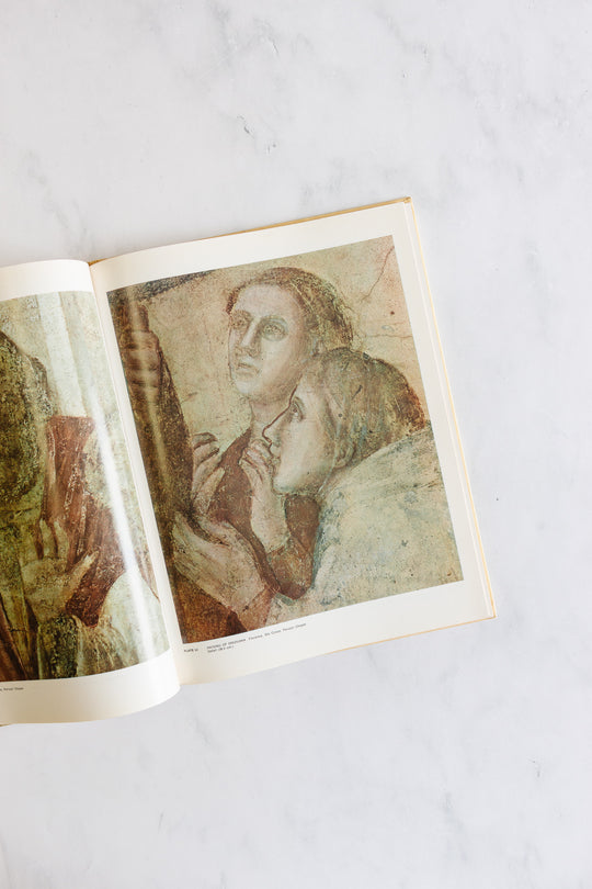 vintage art book, "the complete paintings of Giotto"