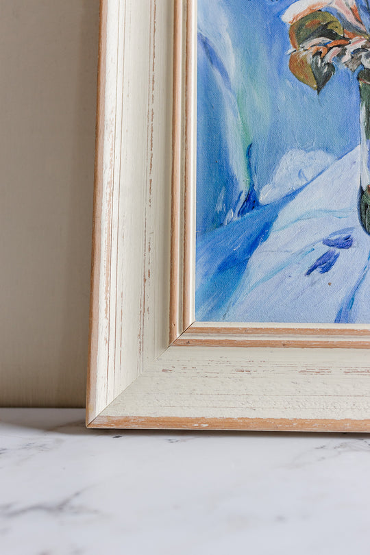 l'ombre du vase et fleurs