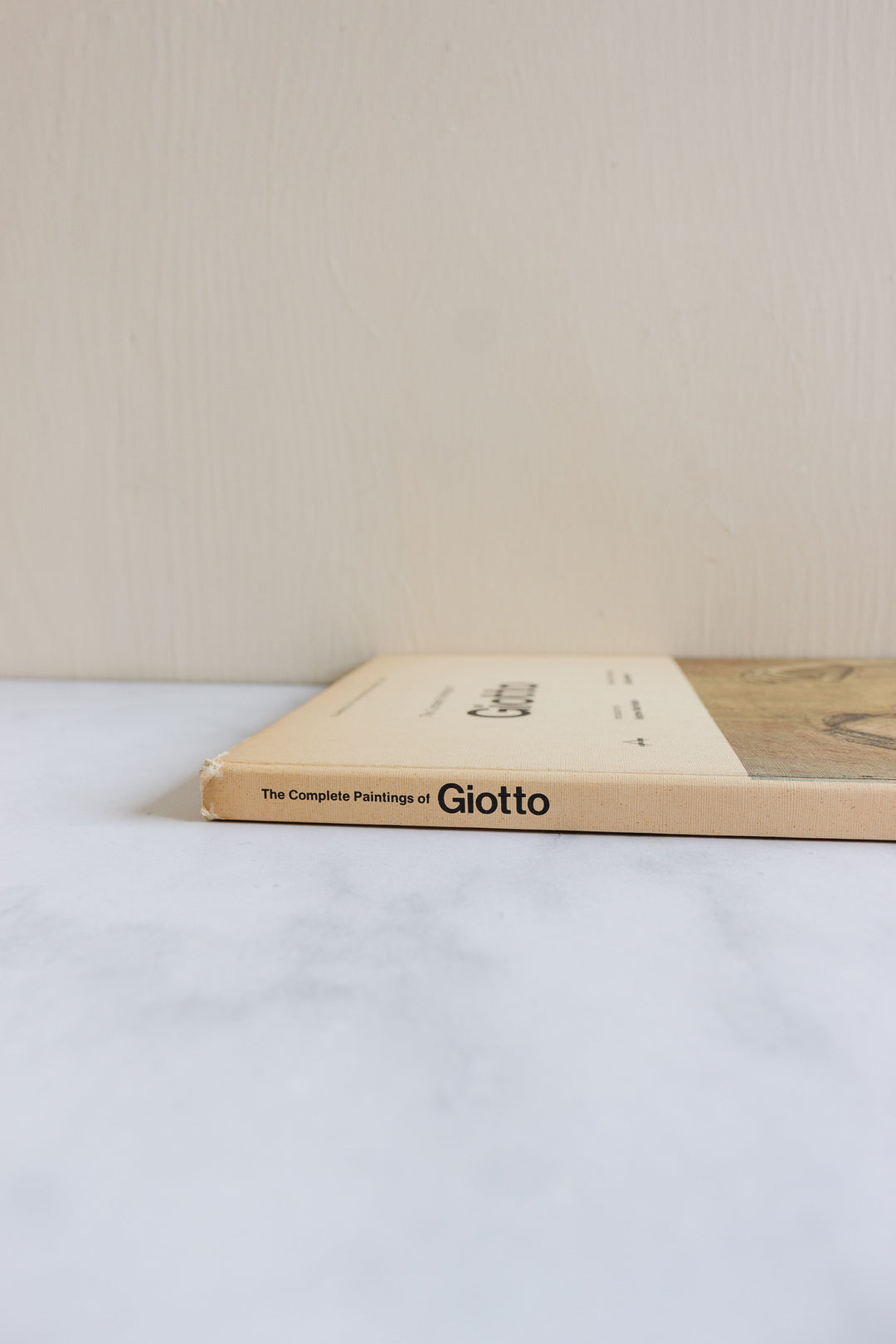 vintage art book, "the complete paintings of Giotto"