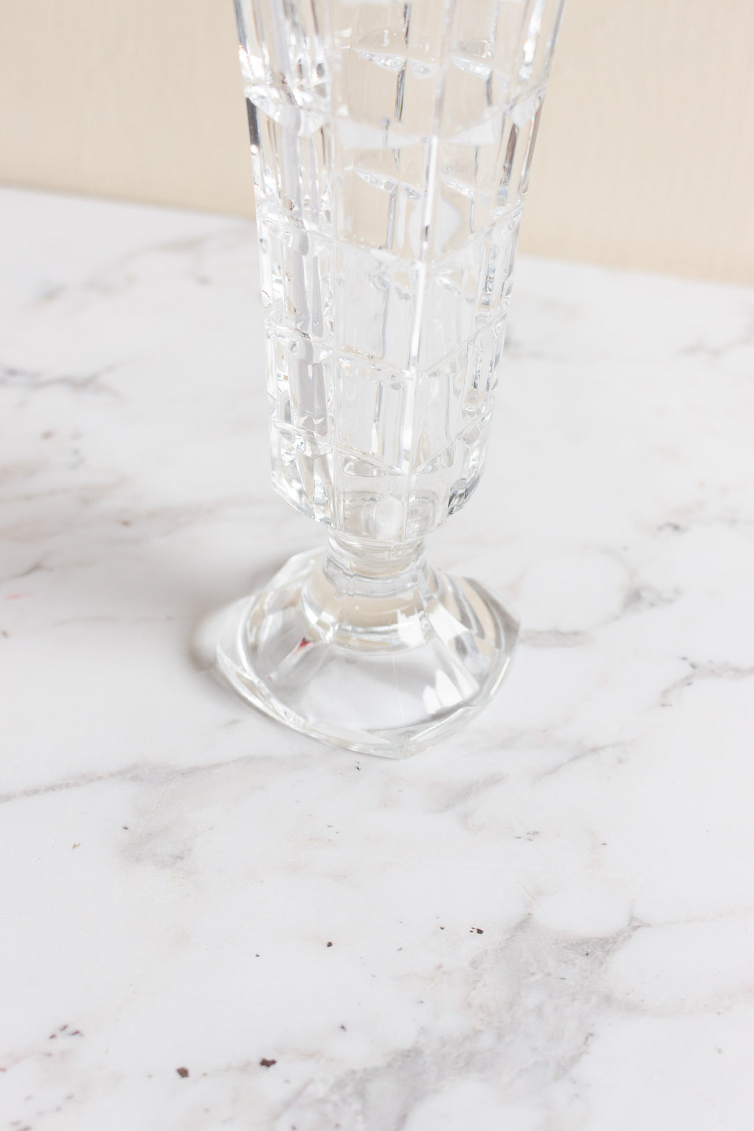 vintage french cristal d'arques vase