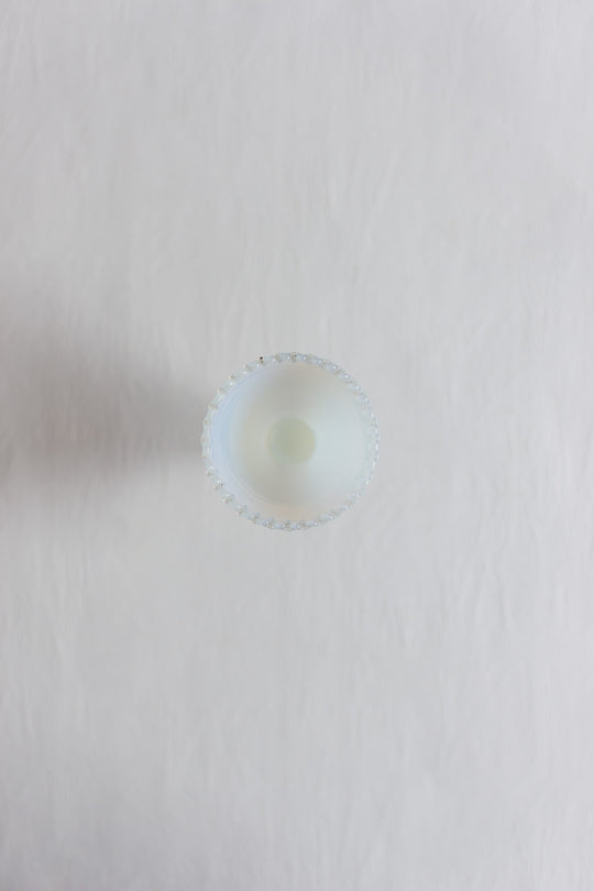 vintage french solifore opaline vase