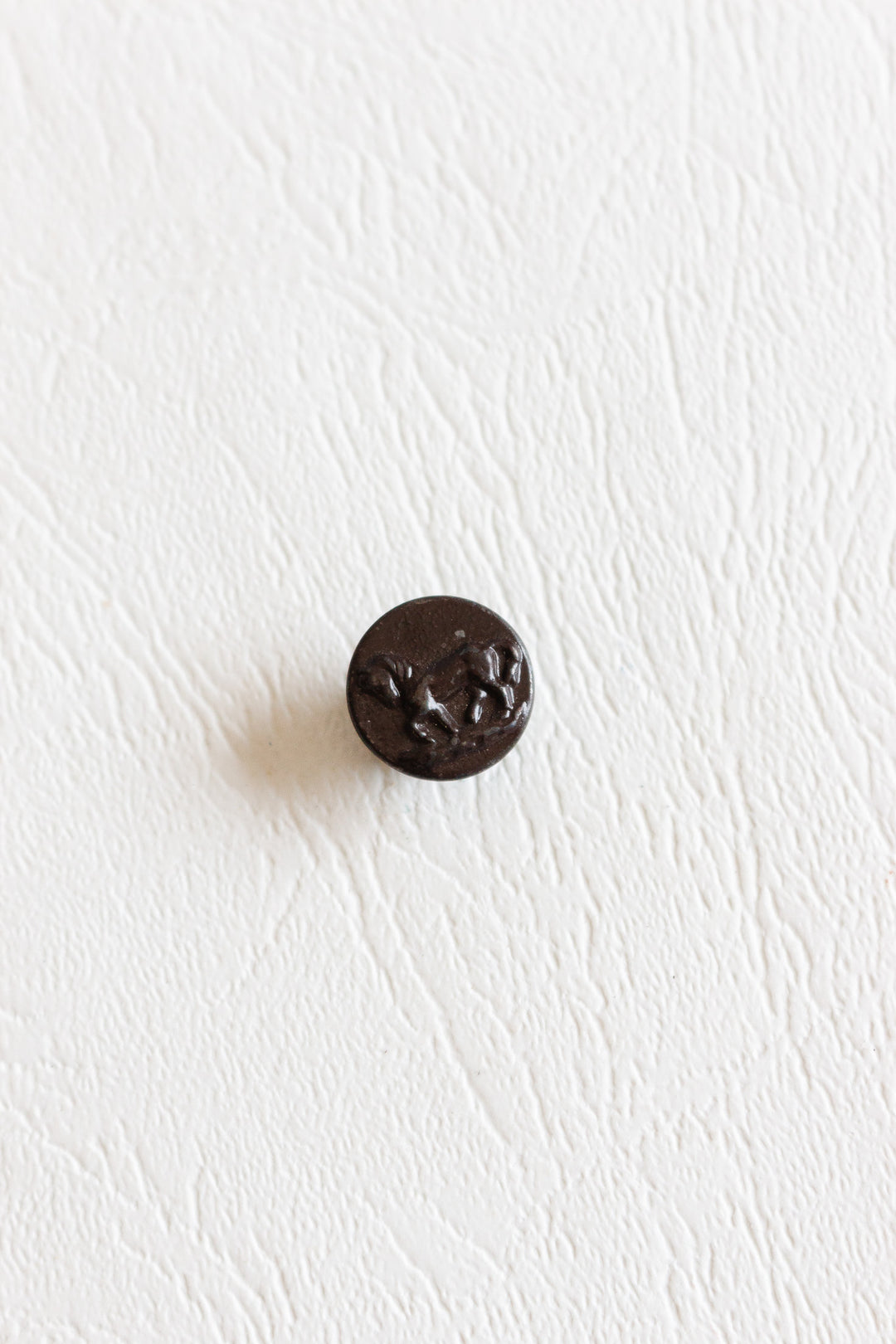 antique french uniform horse buttons, set of 8