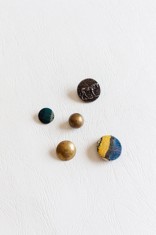 vintage french haberdashery - eclectic button collection