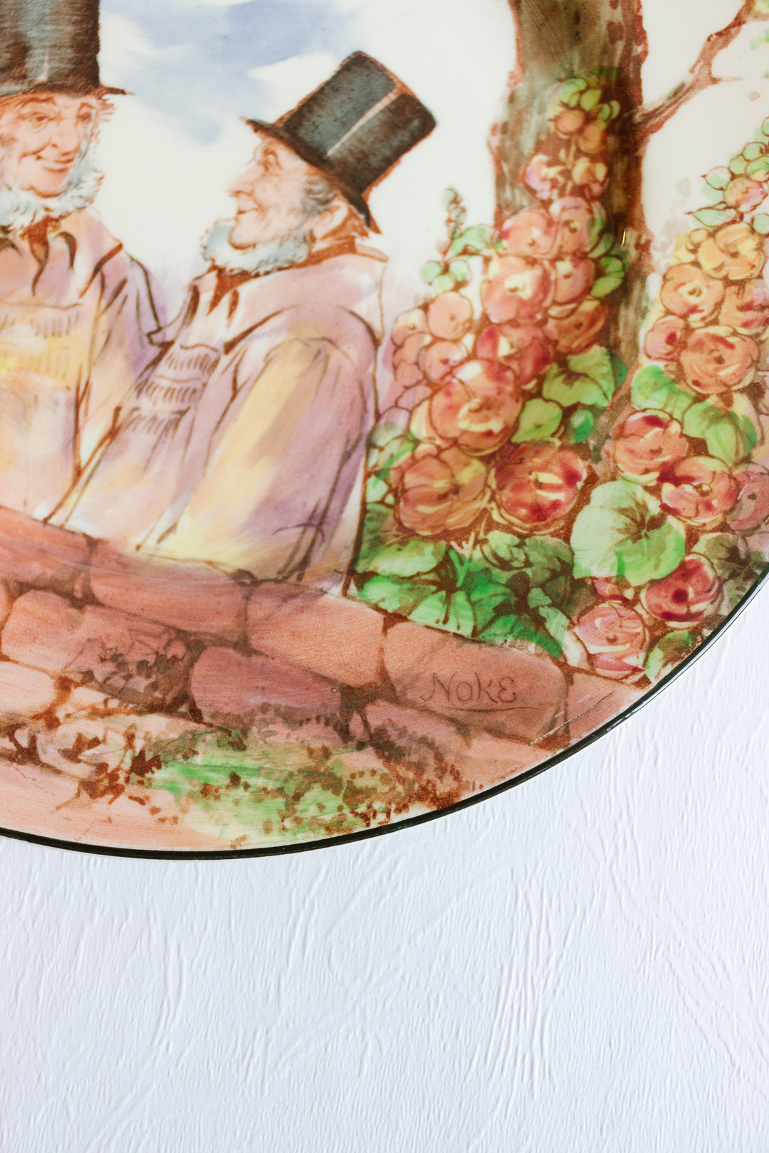 1930s art deco royal doulton "zunday zmocks" plate