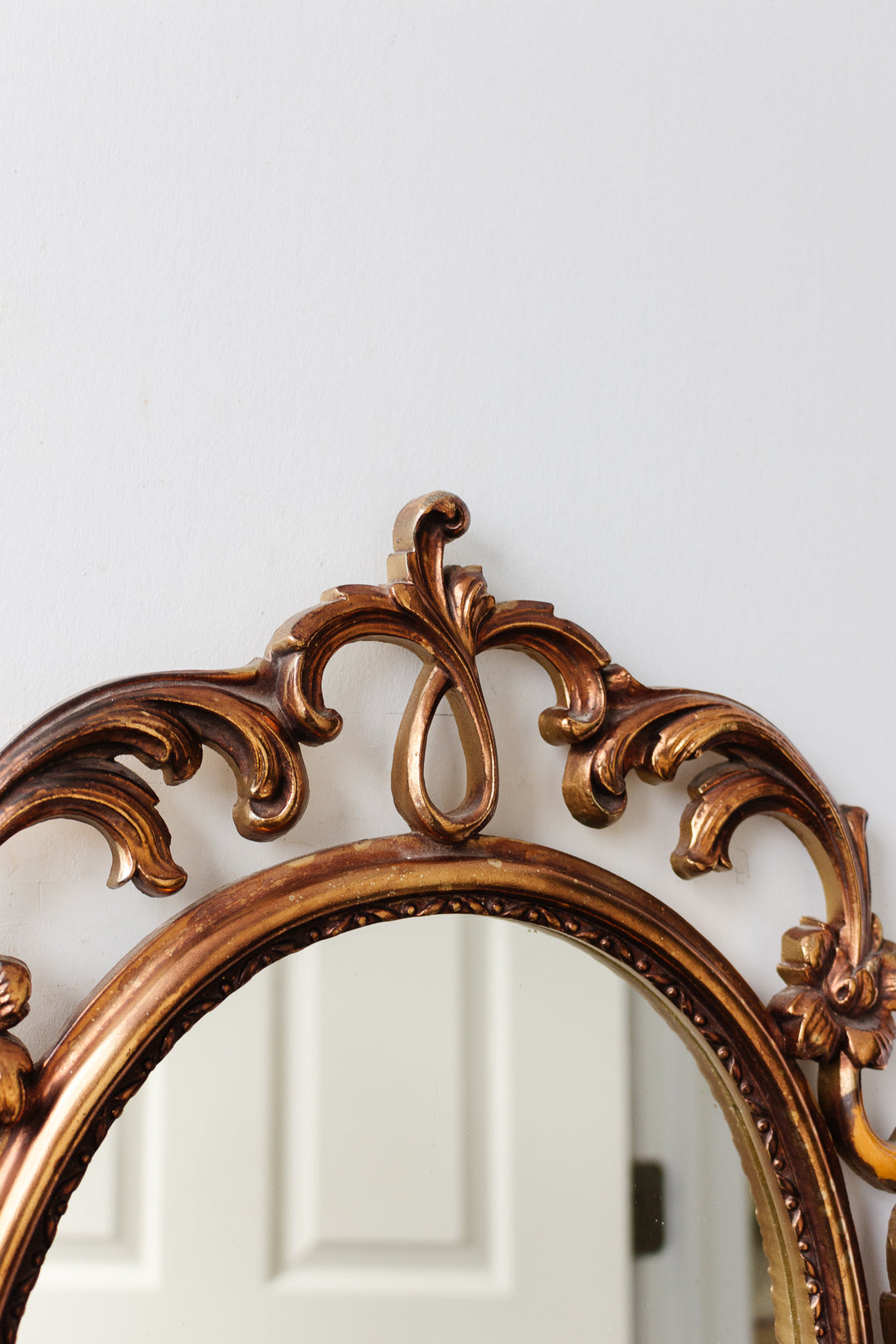 vintage italian rococo style mirror