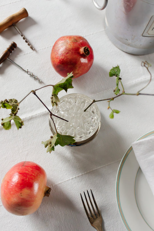 antique czech glass flower frog with silver plate base