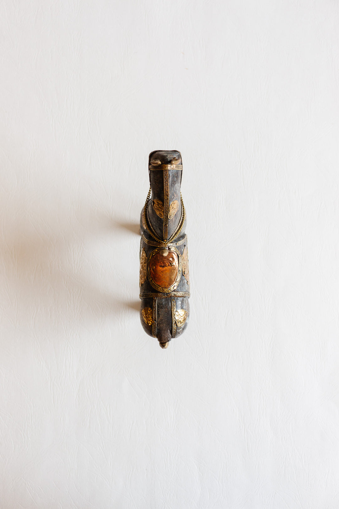 vintage moroccan wood horse