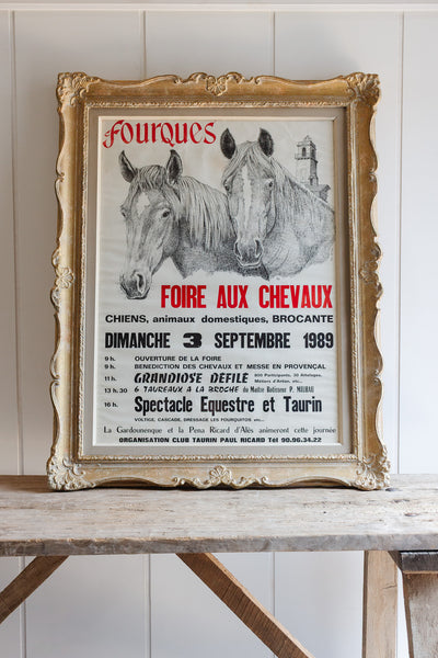 16th annual foire aux chevaux event poster