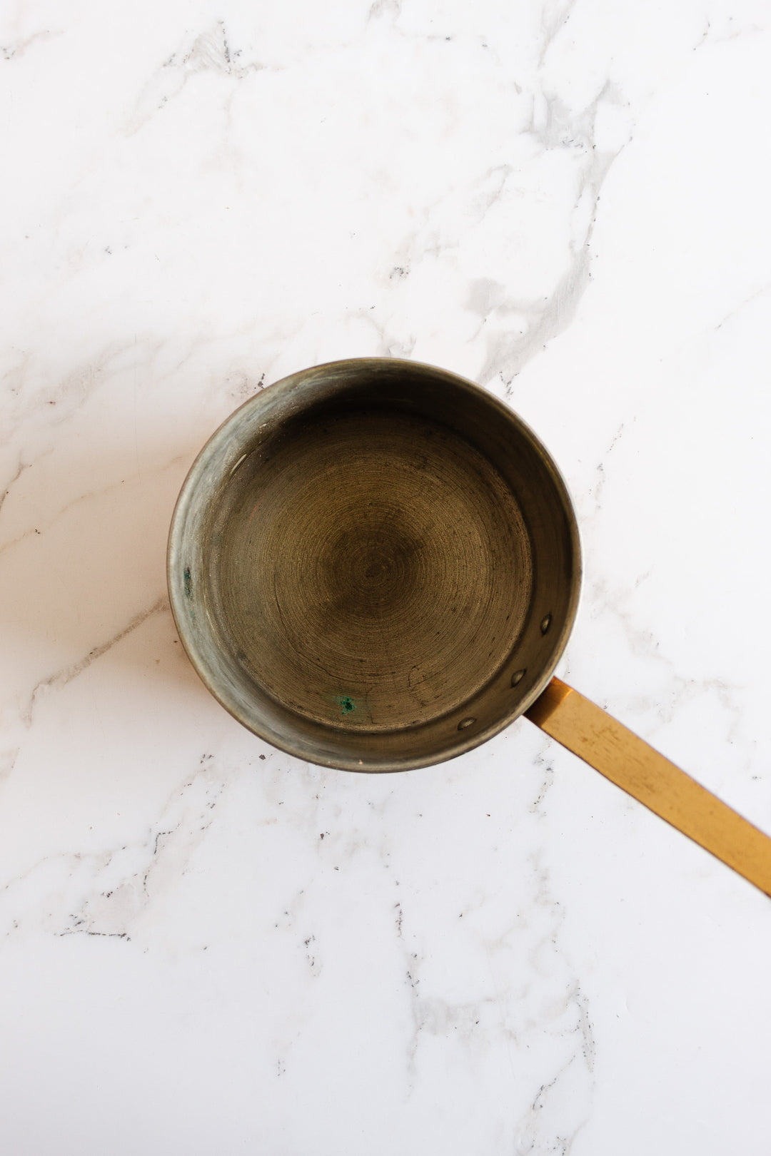 antique french set of 4 copper pots