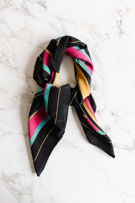 vintage french Christian Dior silk scarf