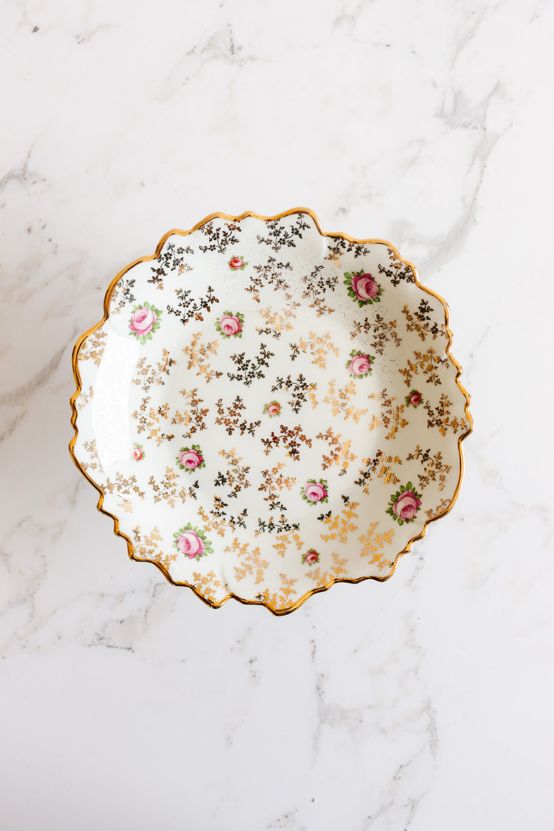 vintage french limoges porcelain compote