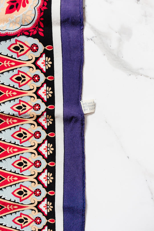 vintage christian dior silk scarf