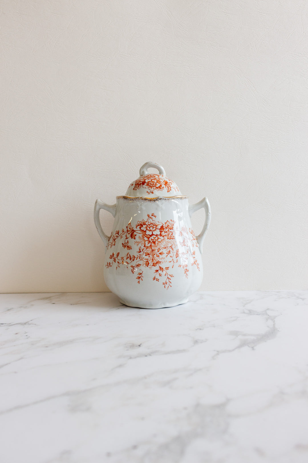 late 19th century old hall pottery biscuit jar