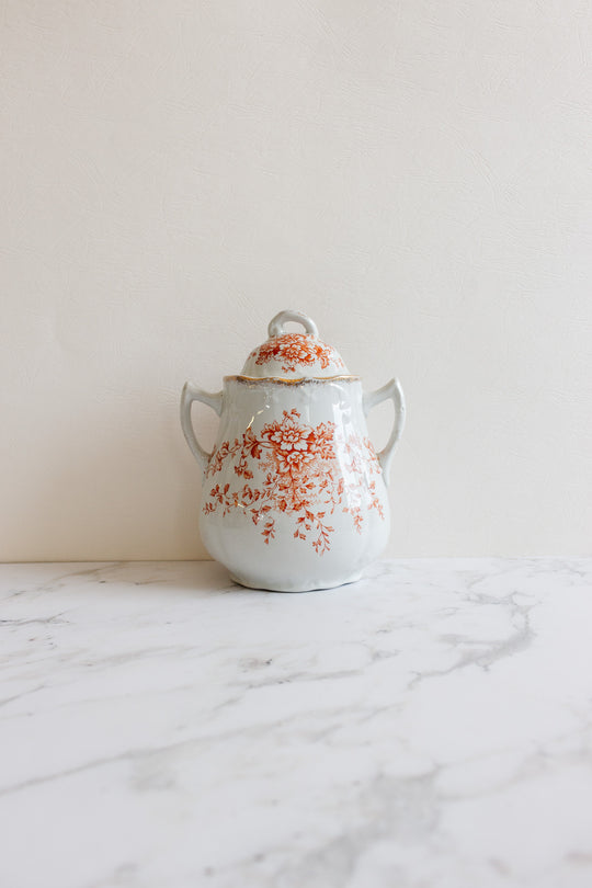 late 19th century old hall pottery biscuit jar