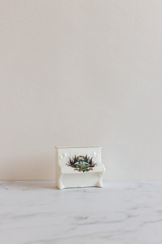 souvenir porcelain piano from the 1924 British empire exhibition