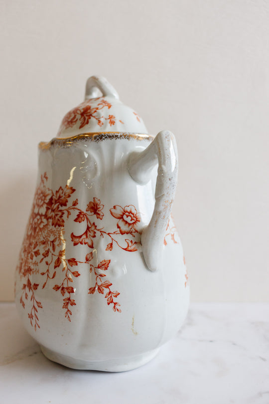 late 19th century old hall pottery biscuit jar