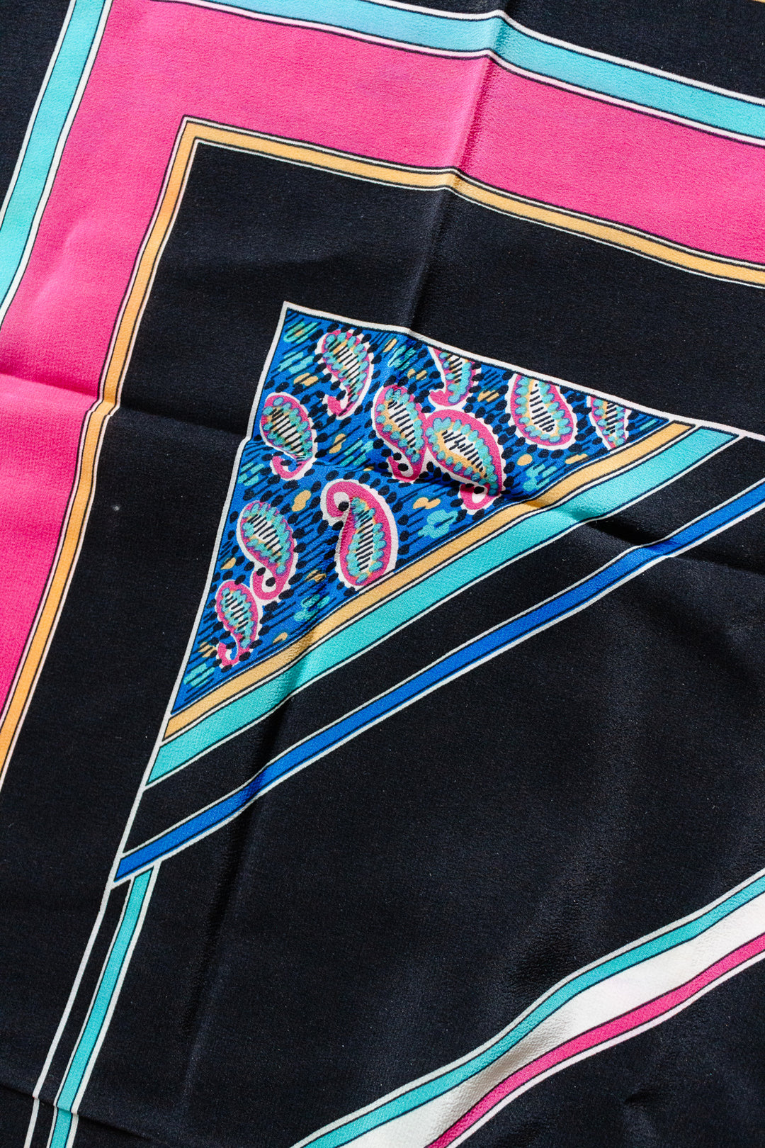 vintage french Christian Dior silk scarf