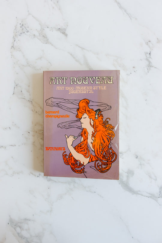 vintage art nouveau book