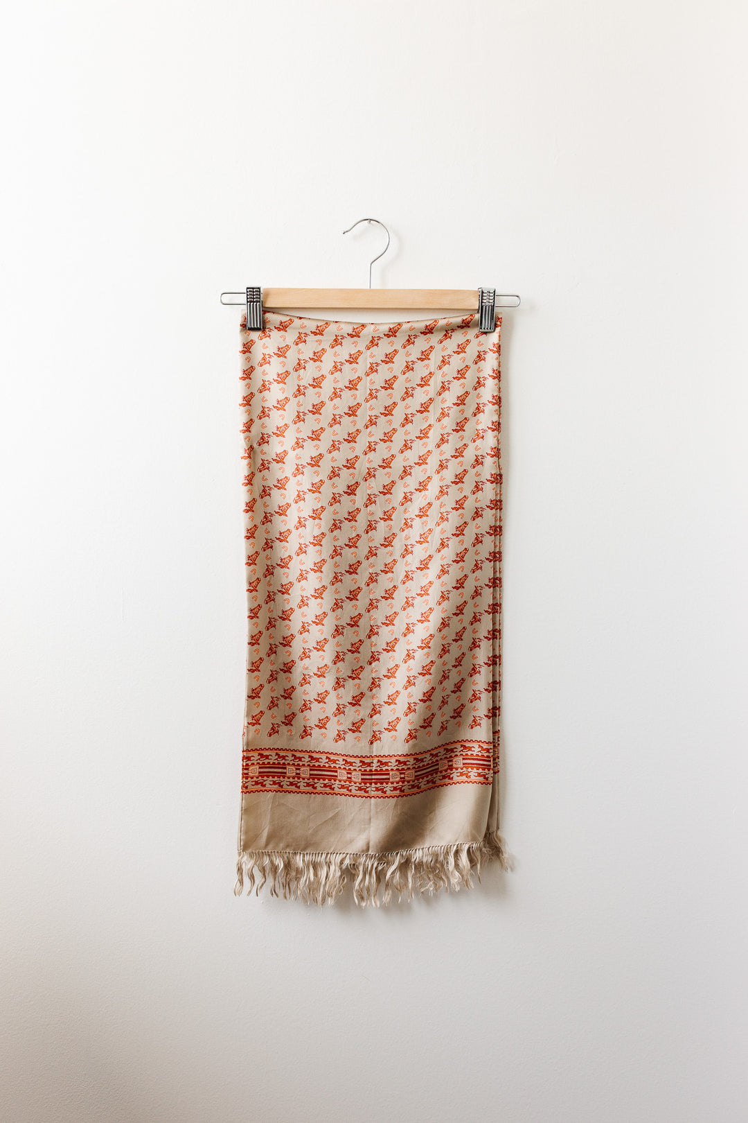 Vintage french equestrian themed scarf iv
