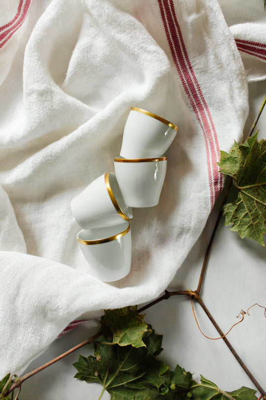 vintage bavaria jaeger & co. set of 4 Egg cups